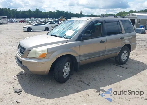 2004 Honda Pilot Lx from USA, damaged, VIN 2HKYF181X4H539819